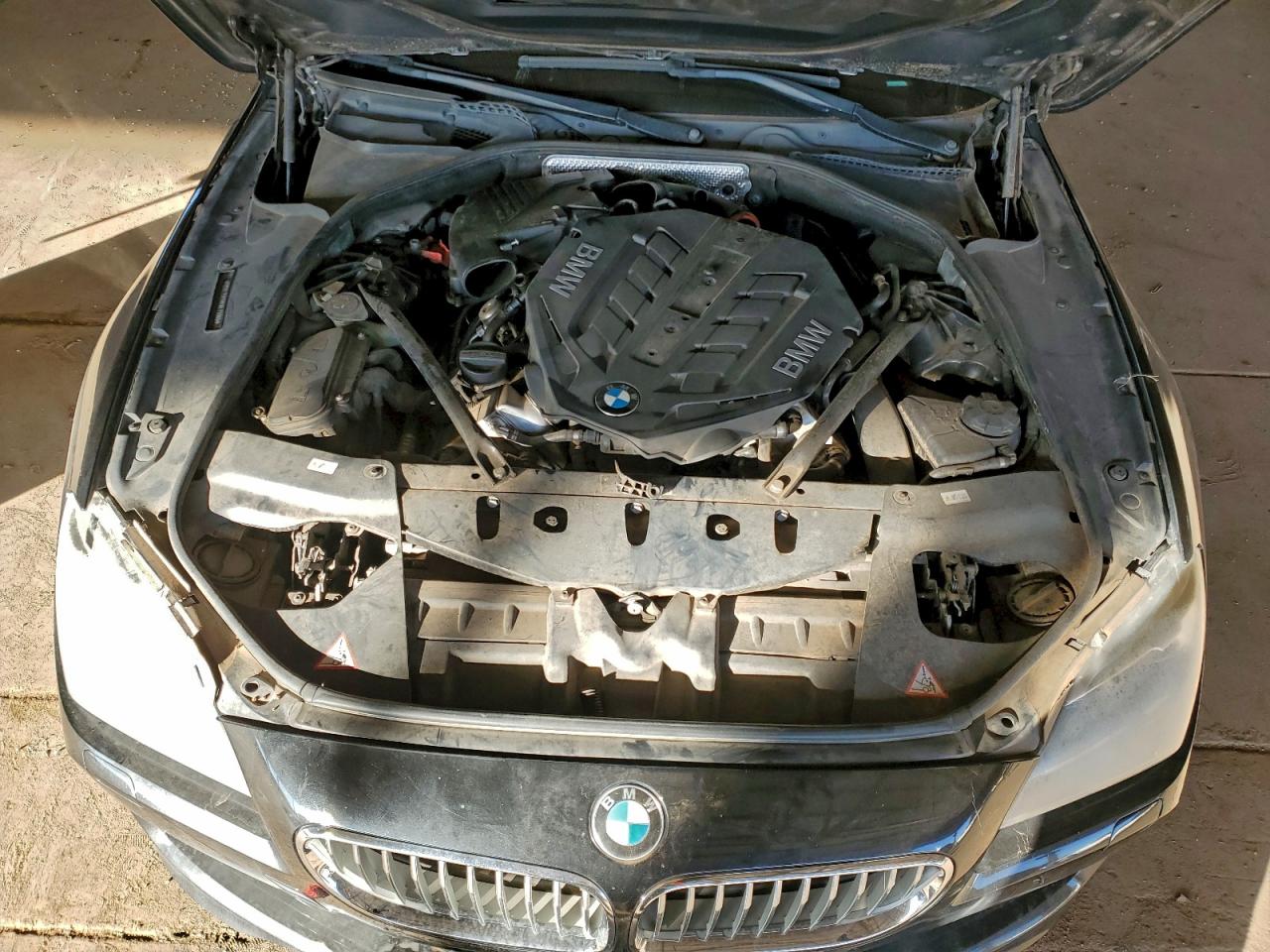 2012 Bmw 650 I Черный vin: WBALZ3C50CDL73366