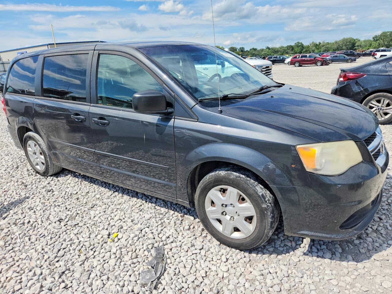 2012 Dodge Grand Caravan Se Серый vin: 2C4RDGBG6CR420208