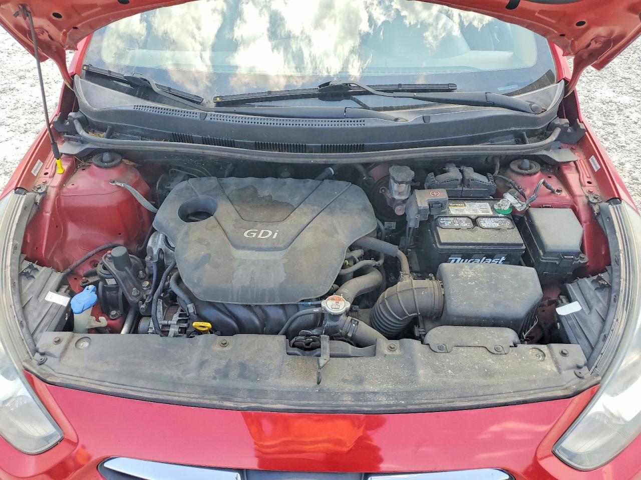 2013 Hyundai Accent Gls Red vin: KMHCT4AE9DU568523