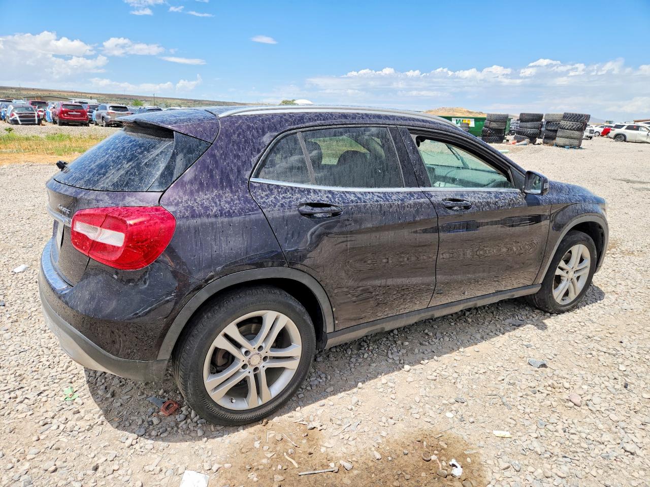 2015 Mercedes-benz Gla 250 4matic Purple vin: WDCTG4GB4FJ040604