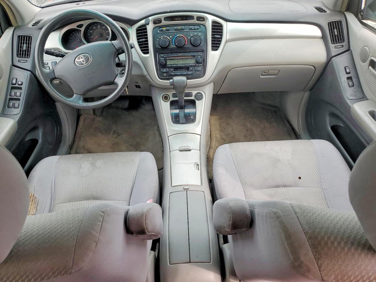 2005 Toyota Highlander Base Black vin: JTEDP21A750082019