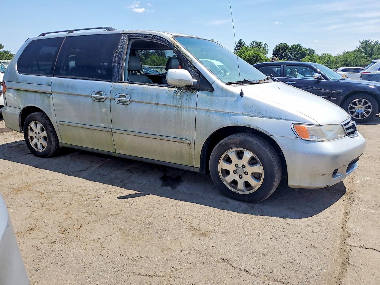 2003 Honda Odyssey Exl Silver vin: 5FNRL18043B138039