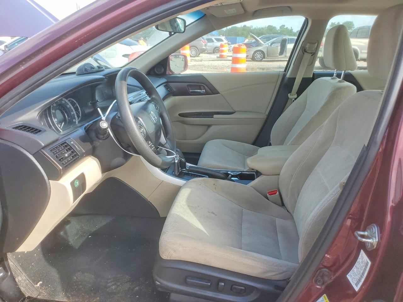 2015 Honda Accord Ex Burgundy vin: 1HGCR2F76FA238541