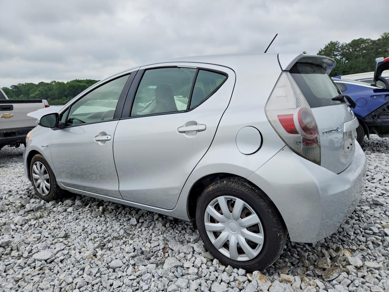 2012 Toyota Prius C One Silver vin: JTDKDTB36C1016661