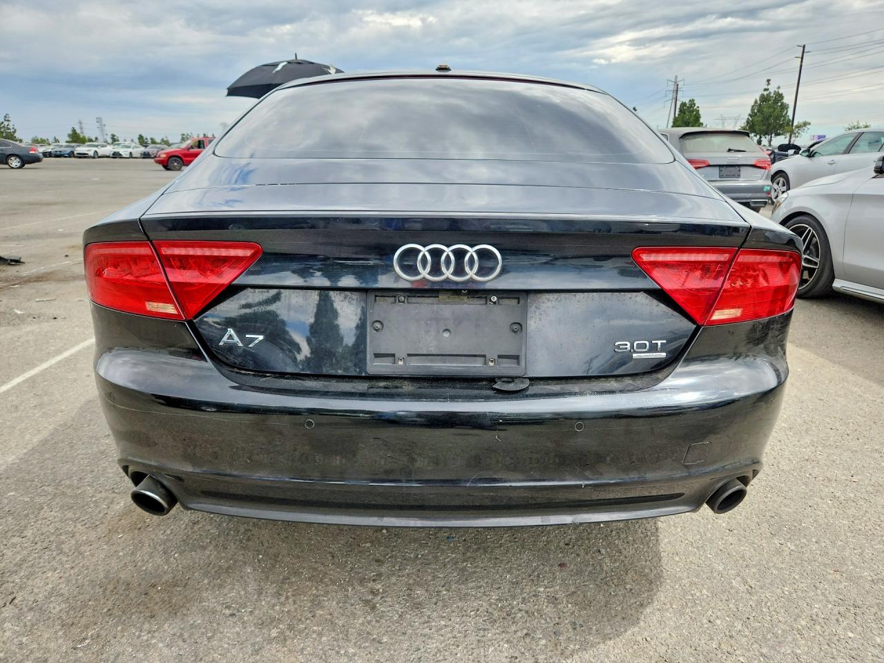 2012 Audi A7 Prestige Black vin: WAUSGAFC5CN002164