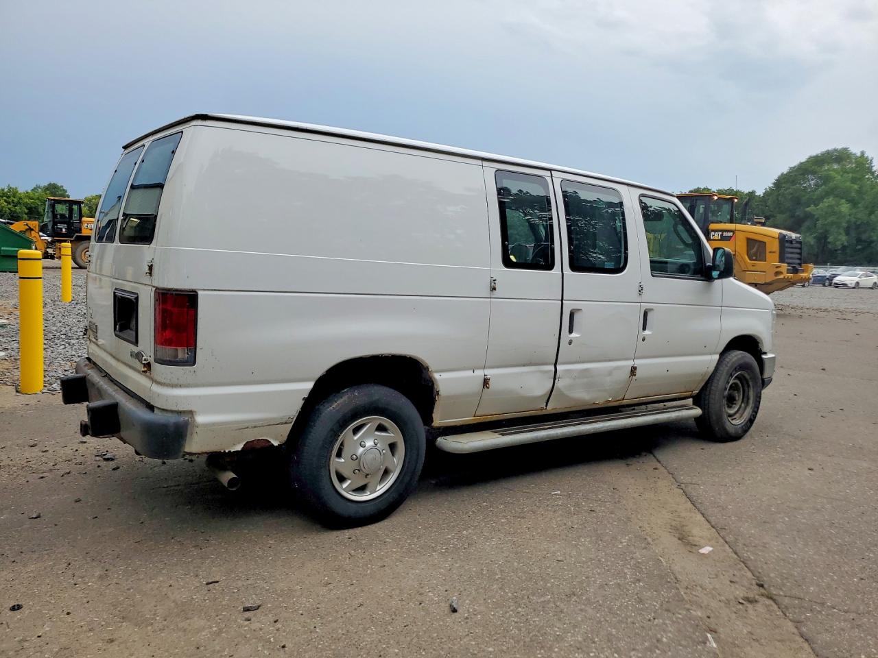 2014 Ford Econoline E250 Van White vin: 1FTNE2EW7EDA53701
