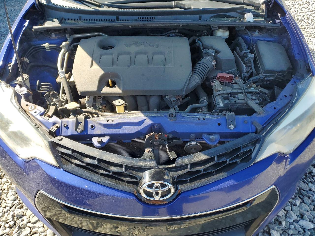 2015 Toyota Corolla S Plus Blue vin: 2T1BURHE6FC279194