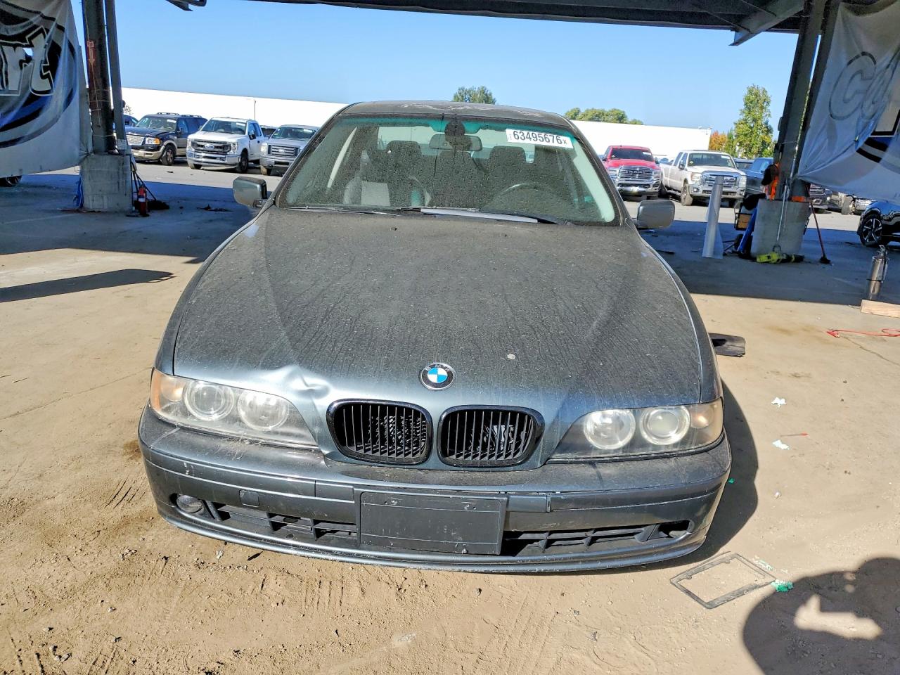 2003 Bmw 530 I Automatic Blue vin: WBADT634X3CK35936