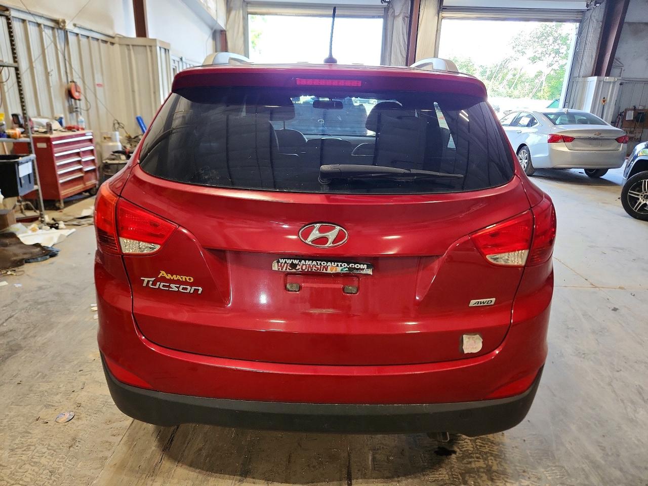 2014 Hyundai Tucson Se Red vin: KM8JUCAGXEU934121