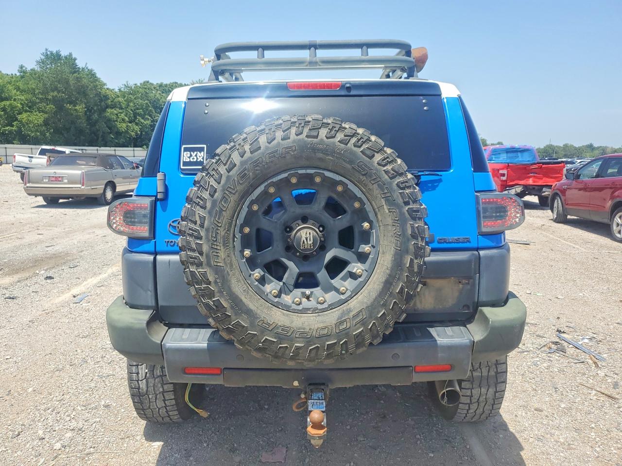 2007 Toyota Fj Cruiser Base Синий vin: JTEBU11F770004445