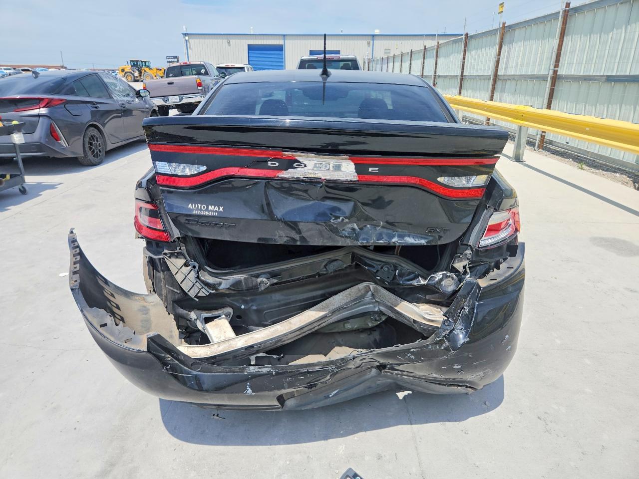 2015 Dodge Dart Sxt Black vin: 1C3CDFBB9FD265315