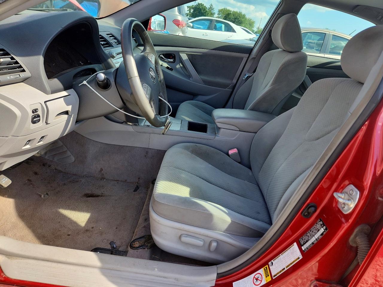 2007 Toyota Camry Hybrid Red vin: JTNBB46K573002298