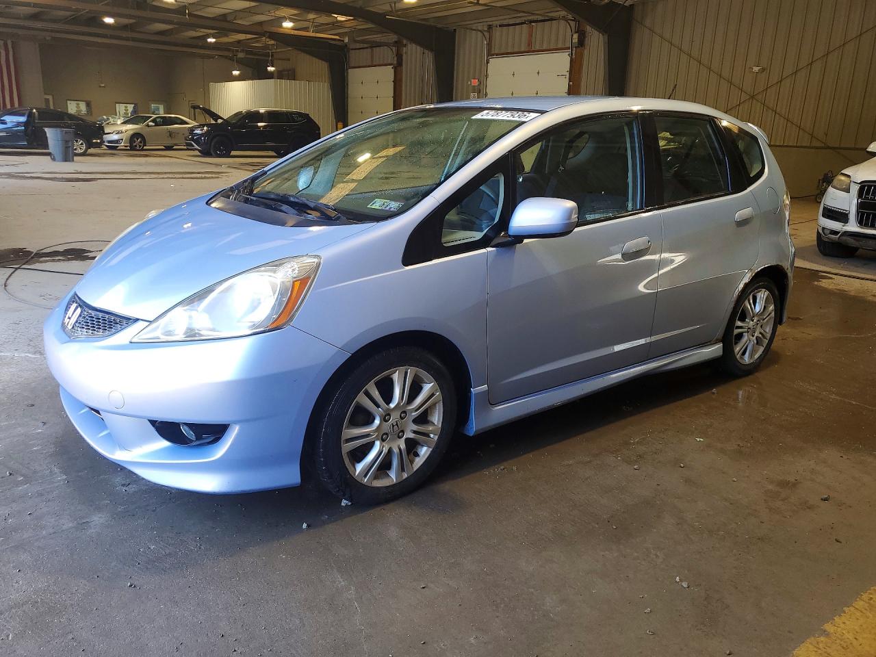 2009 Honda Fit Sport Silver vin: JHMGE88479S054269