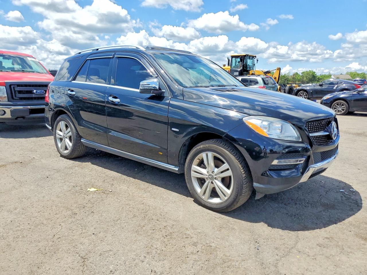 2012 Mercedes-benz Ml 350 4matic Black vin: 4JGDA5HB8CA021478