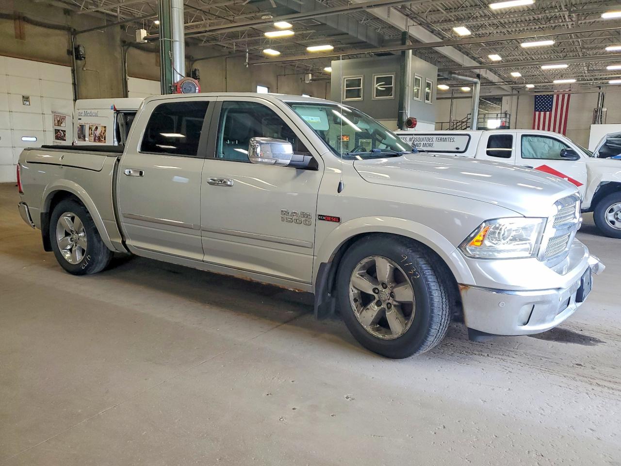 2015 Ram 1500 Longhorn Silver vin: 1C6RR7PM2FS505377