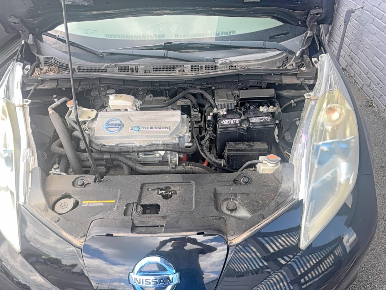 2011 Nissan Leaf Sv Black vin: JN1AZ0CP1BT005036