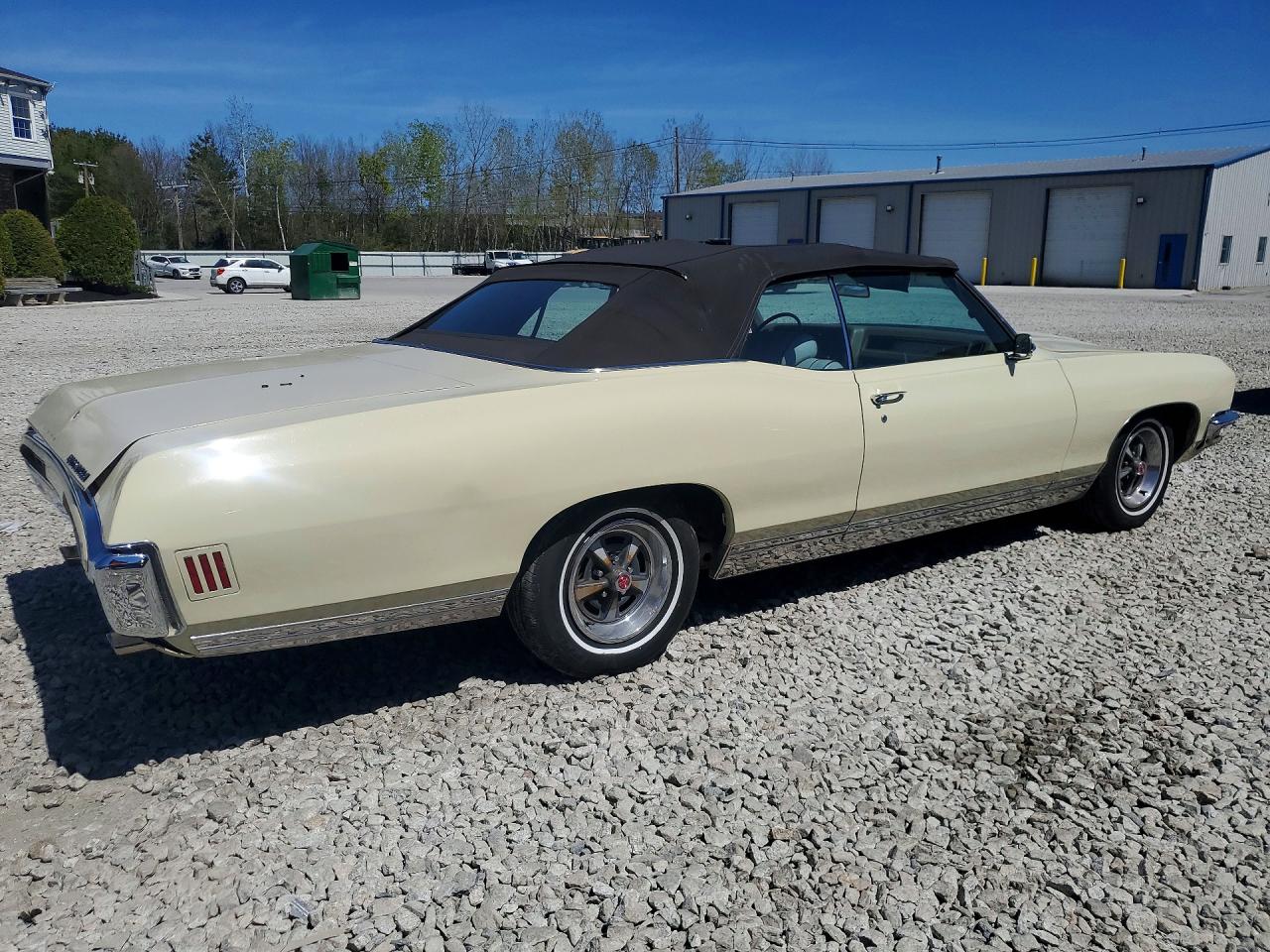 1970 Pontiac Bonneville Se Yellow vin: 262670X126068