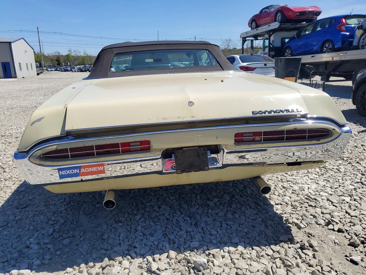 1970 Pontiac Bonneville Se Yellow vin: 262670X126068