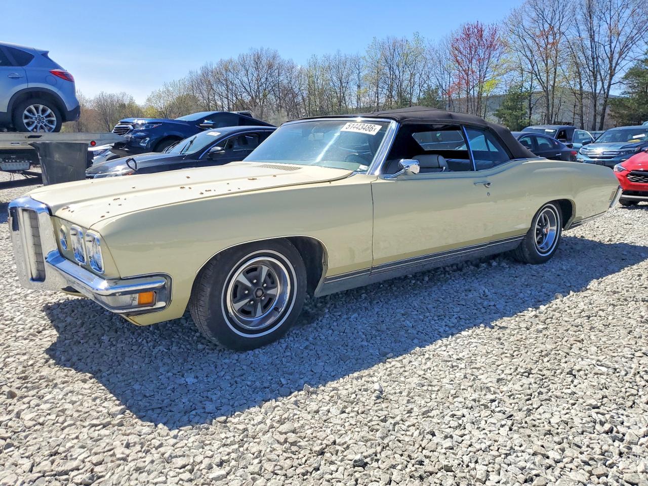 1970 Pontiac Bonneville Se Yellow vin: 262670X126068