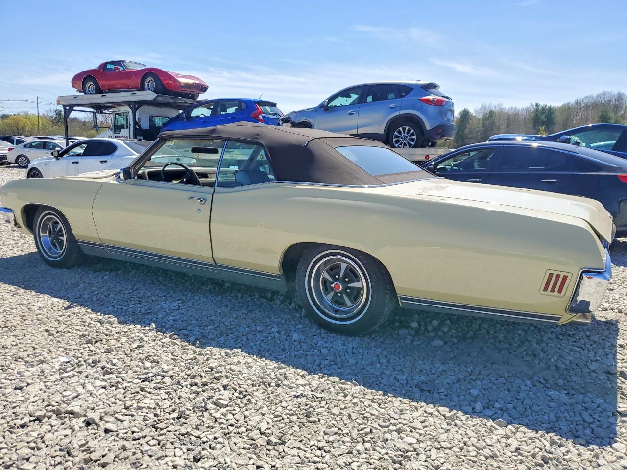1970 Pontiac Bonneville Se Yellow vin: 262670X126068