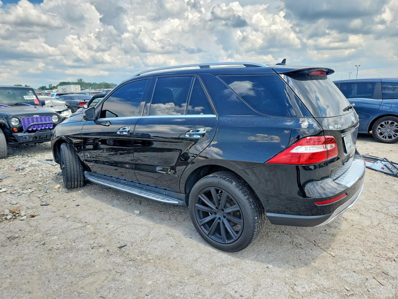 2013 Mercedes-benz Ml 350 4matic Black vin: 4JGDA5HB3DA231861
