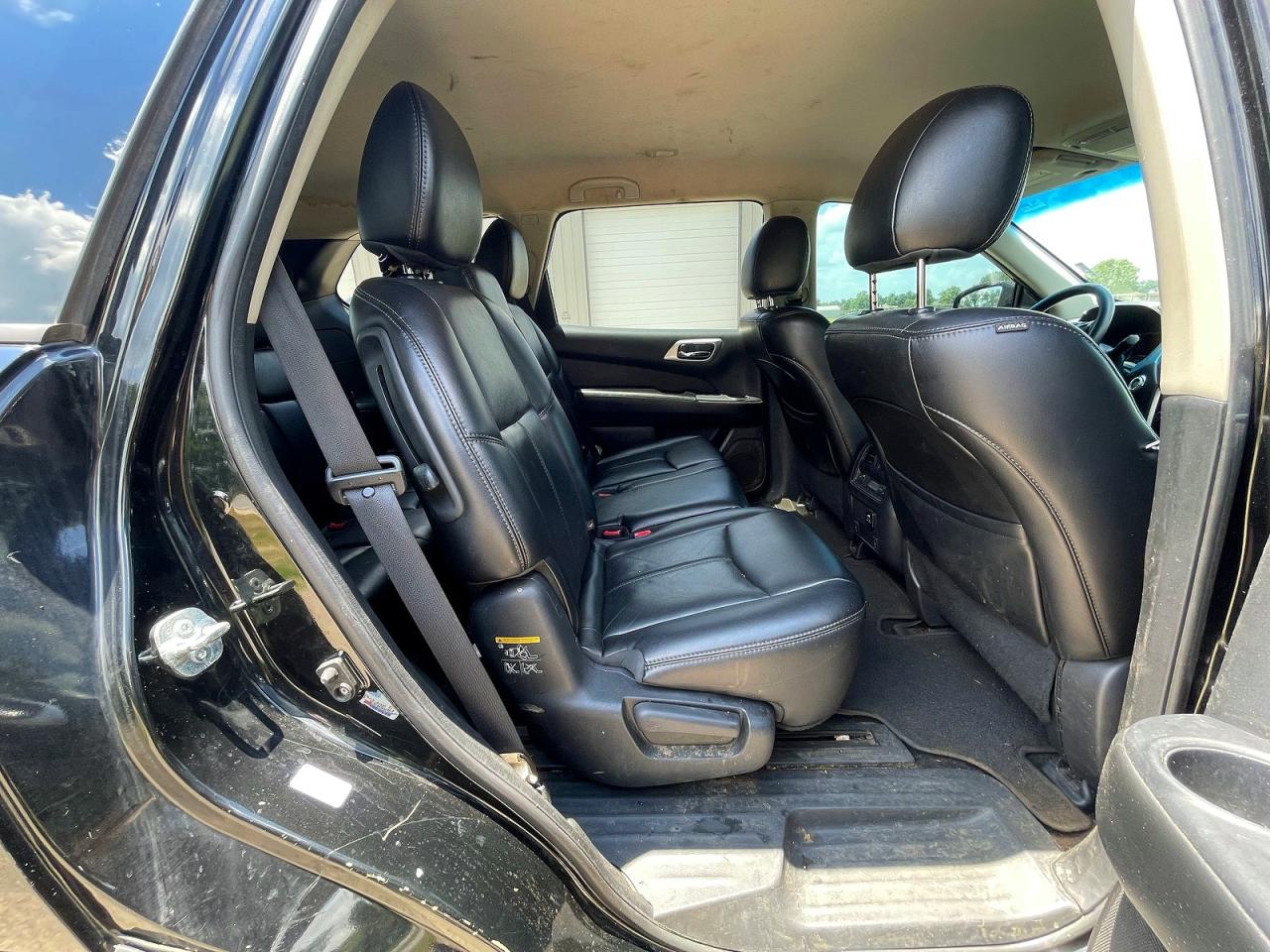 2015 Nissan Pathfinder Sl Black vin: 5N1AR2MN1FC686824
