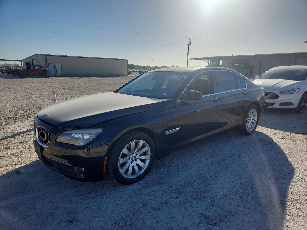 2010 Bmw 750 I Xdrive Black vin: WBAKC6C54AC393699