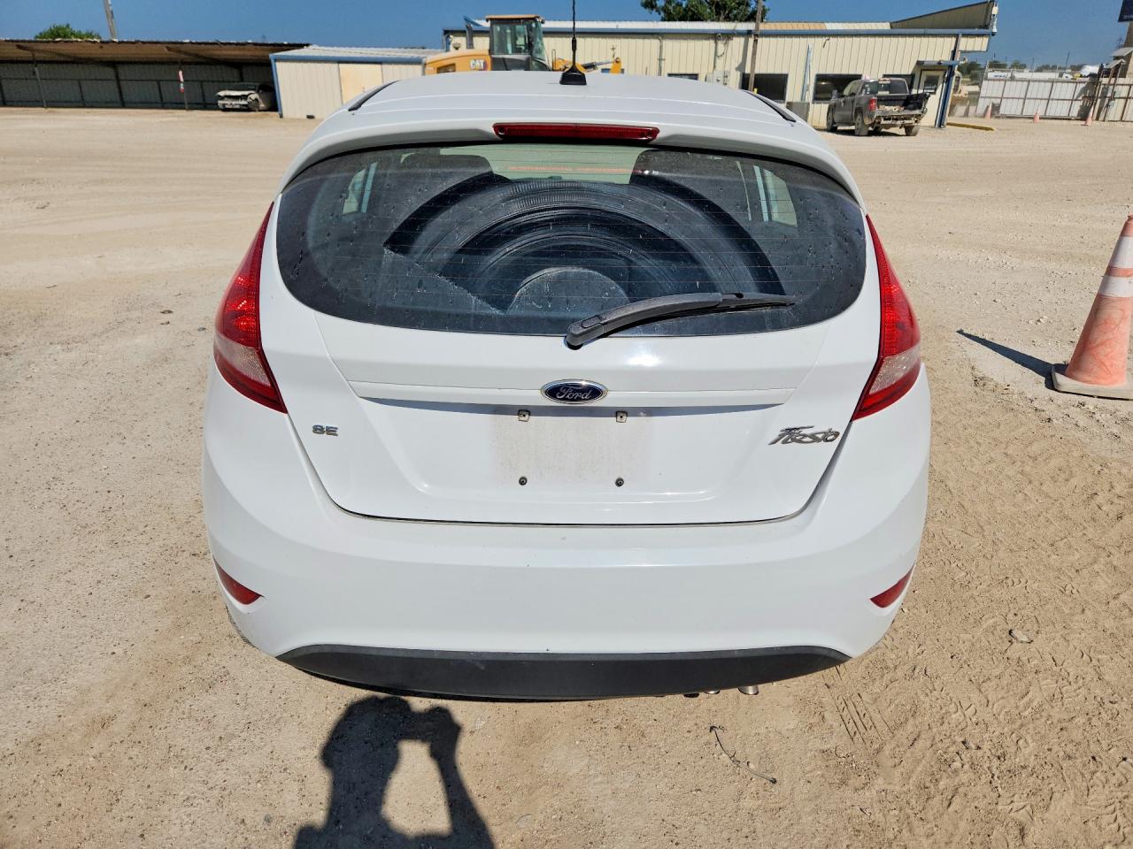 2013 Ford Fiesta Se White vin: 3FADP4EJ4DM117000