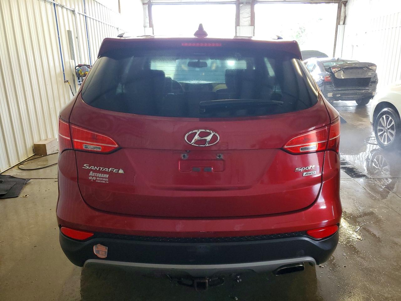 2015 Hyundai Santa Fe Sport 2.4l Red vin: 5XYZUDLB2FG252092