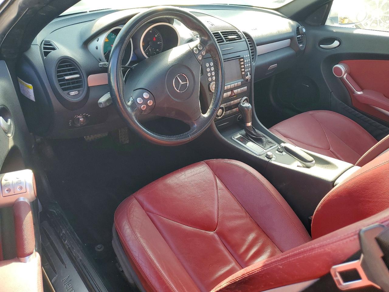 2007 Mercedes-benz Slk 350 Silver vin: WDBWK56F07F142125