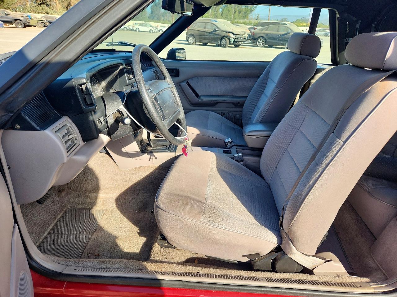 1990 Ford Mustang Lx Red vin: 1FACP44A8LF203910