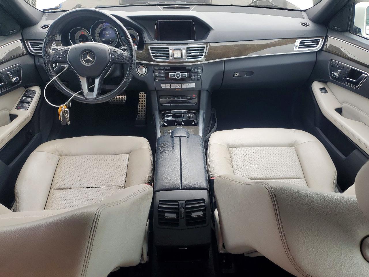 2014 Mercedes-benz E 350 White vin: WDDHF5KB8EB017725