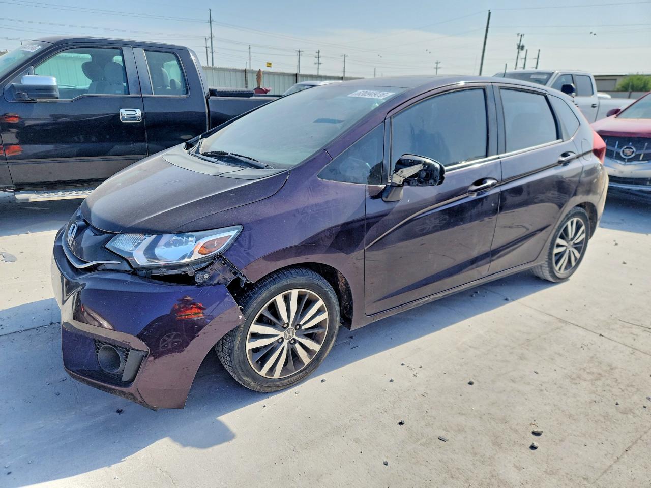 2015 Honda Fit Ex Purple vin: 3HGGK5H81FM761885