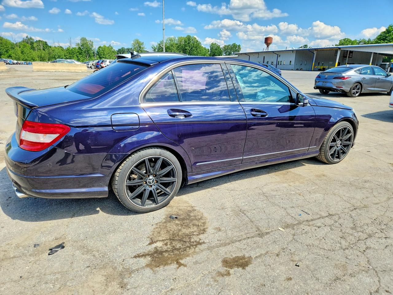 2010 Mercedes-benz C 300 4matic Blue vin: WDDGF8BB9AR124085
