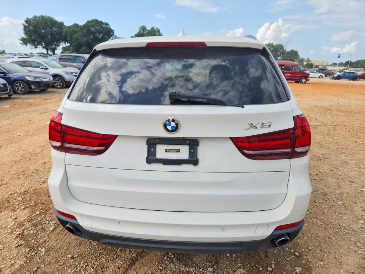 2014 Bmw X5 Xdrive35i White vin: 5UXKR0C58E0K52039