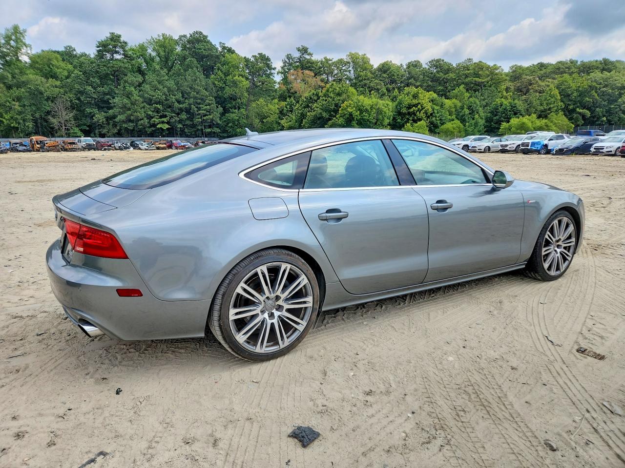 2012 Audi A7 Prestige Silver vin: WAUSGAFC8CN002241