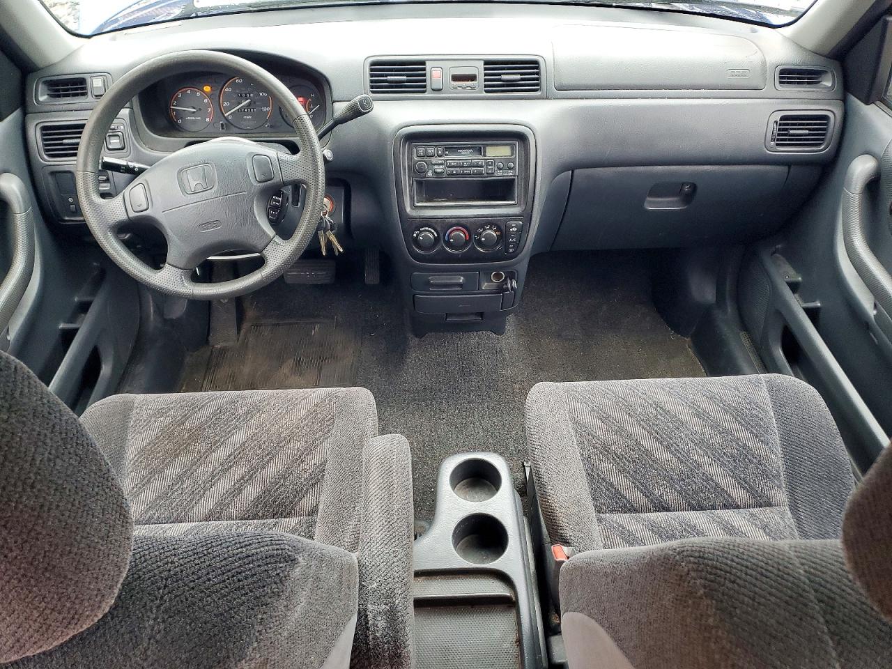 2001 Honda Cr-v Lx Blue vin: JHLRD18471C031399