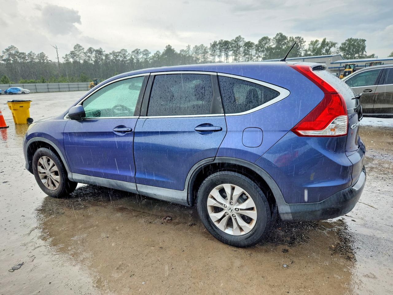 2013 Honda Cr-v Ex Blue vin: 2HKRM3H52DH520240