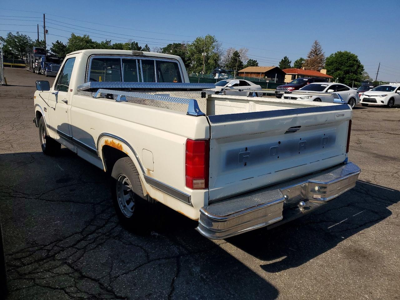 1986 Ford F150 White vin: 1FTDF15NXGPB15359