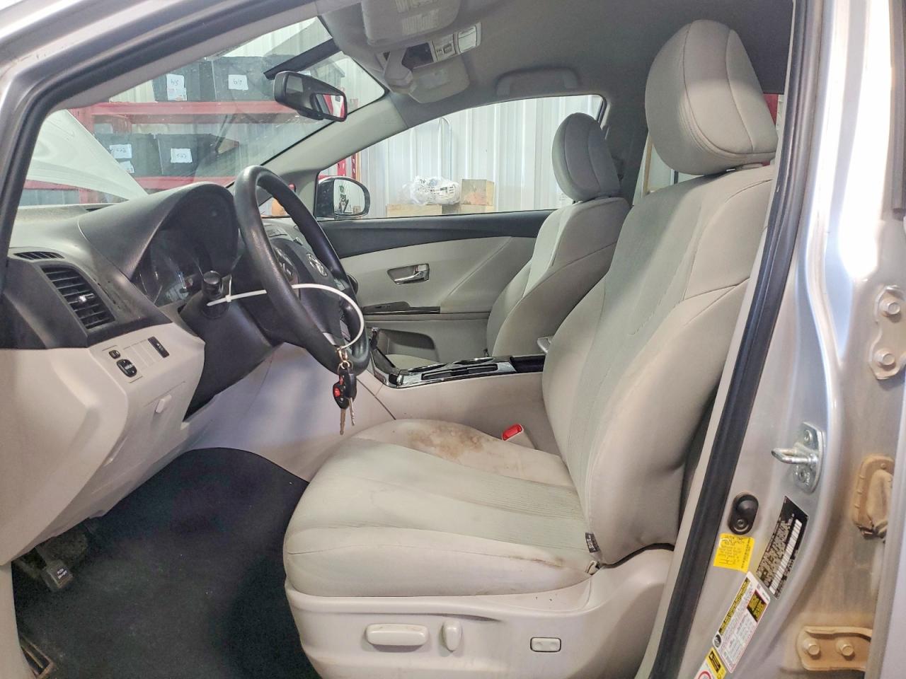 2012 Toyota Venza Le Silver vin: 4T3ZA3BBXCU060307