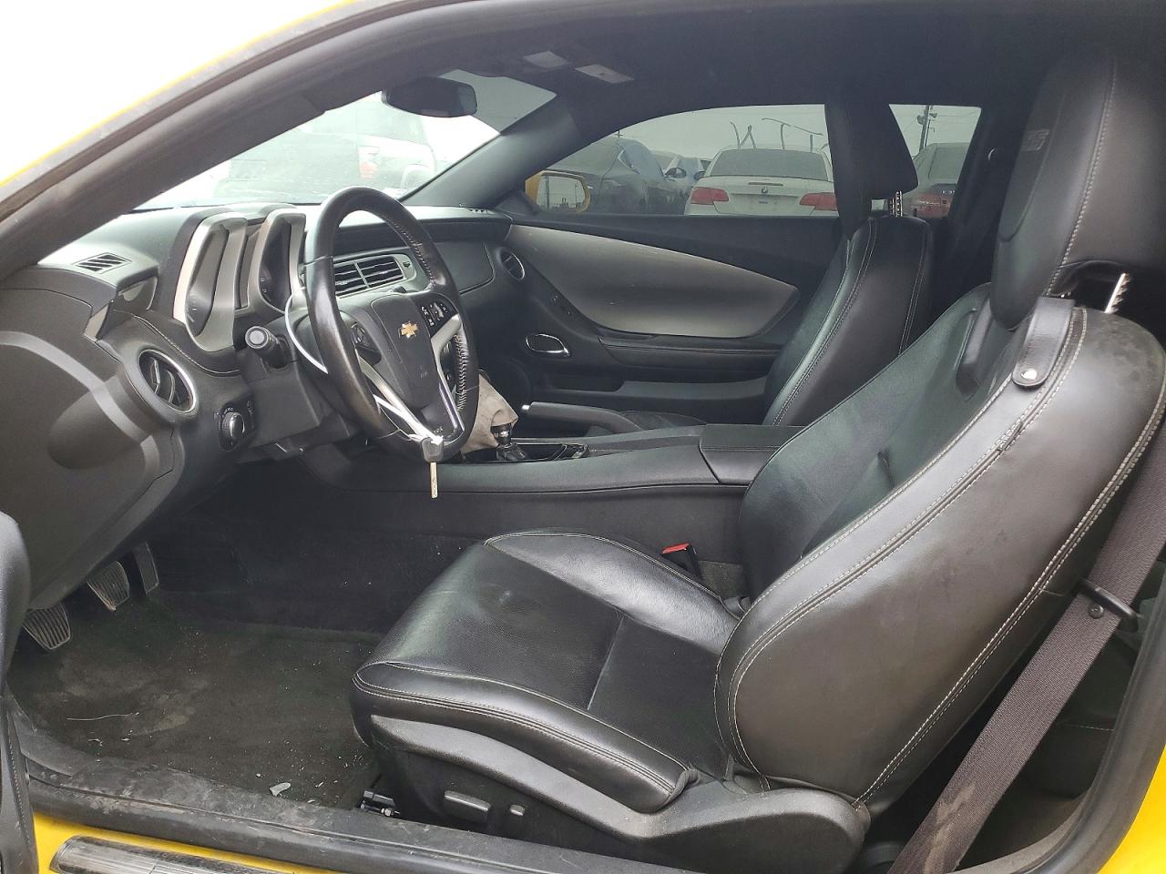 2013 Chevrolet Camaro 2ss Yellow vin: 2G1FT1EW7D9207820