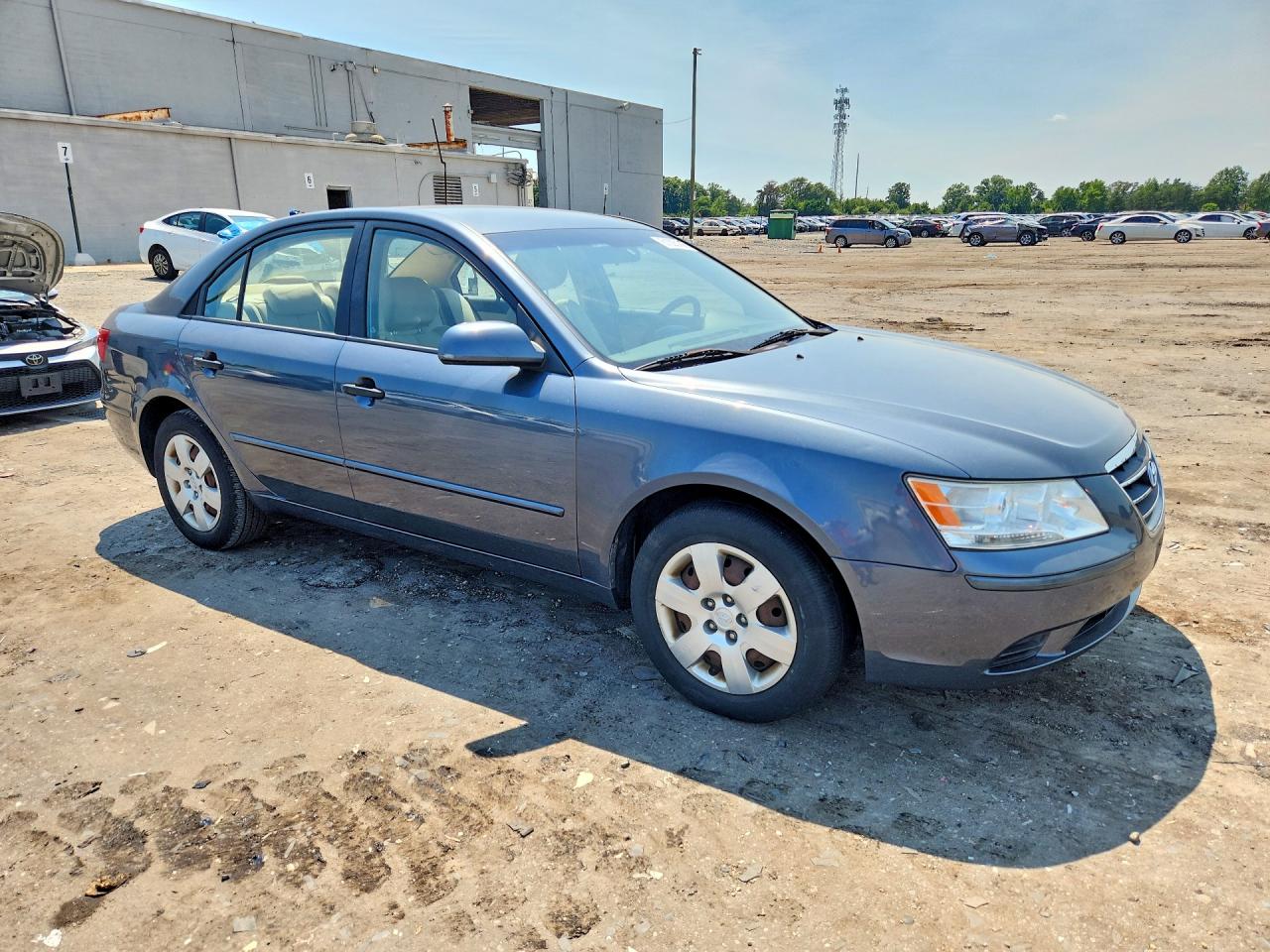 2010 Hyundai Sonata Gls Синий vin: 5NPET4AC0AH649170