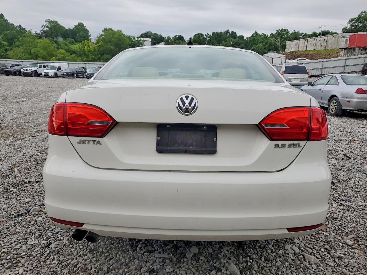 2012 Volkswagen Jetta Sel White vin: 3VWLX7AJ8CM376646