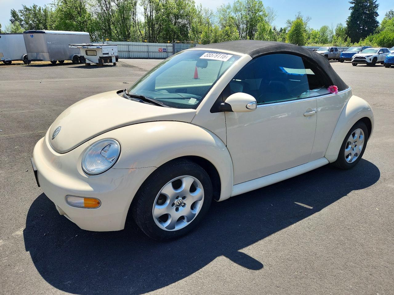 2003 Volkswagen New Beetle Gls Tan vin: 3VWCK21Y73M310121