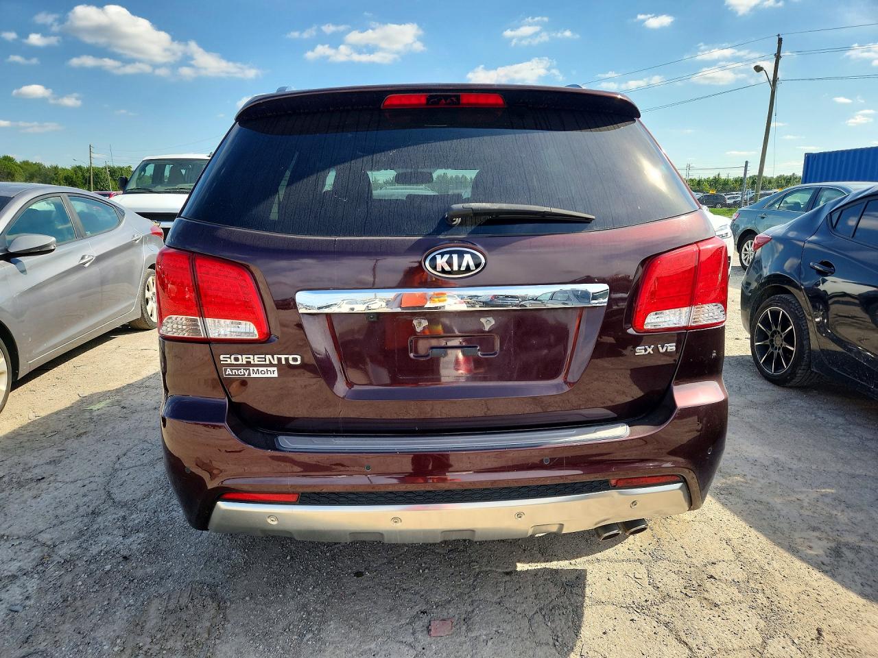 2012 Kia Sorento Sx Red vin: 5XYKWDA28CG249563