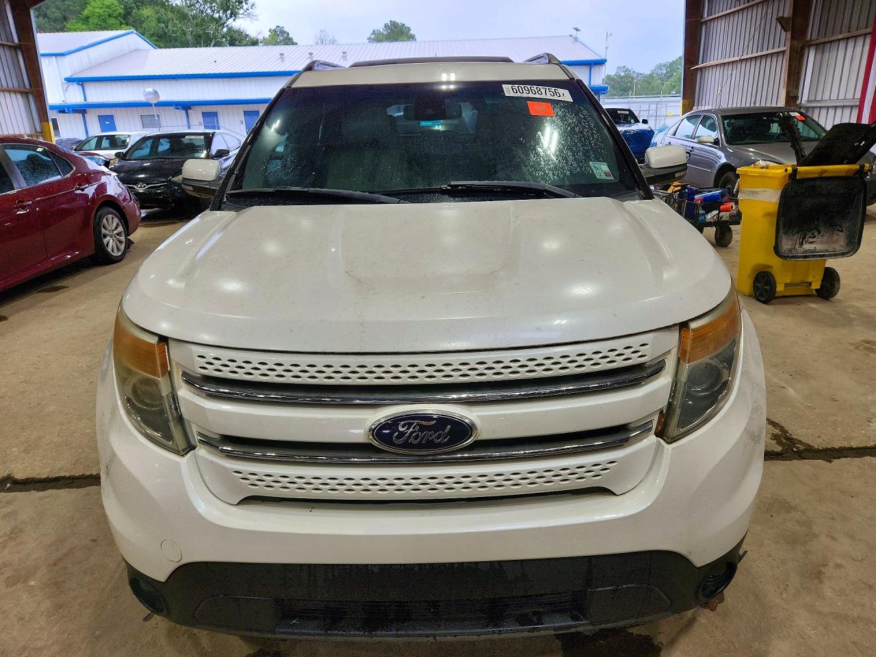2013 Ford Explorer Limited White vin: 1FM5K7F91DGB53073