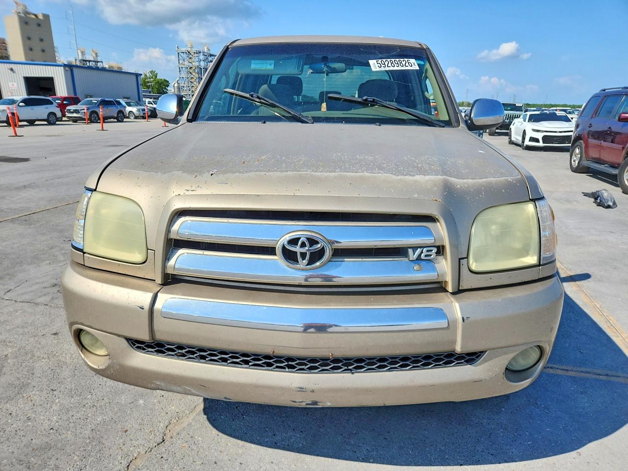 2004 Toyota Tundra Double Cab Sr5 Tan vin: 5TBET34114S447546