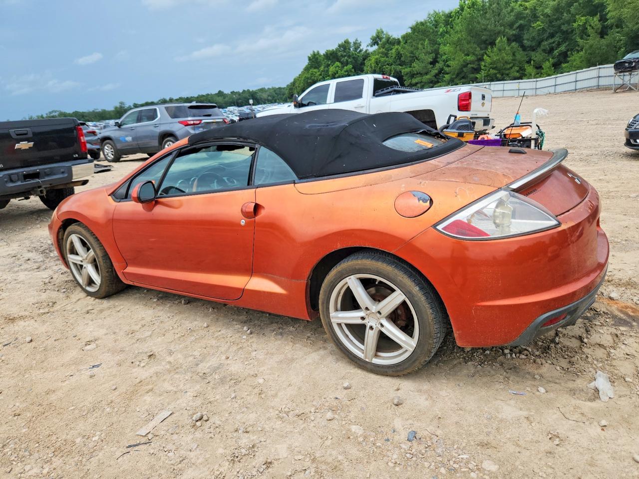 2012 Mitsubishi Eclipse Spyder Gs Orange vin: 4A37L5EFXCE005842