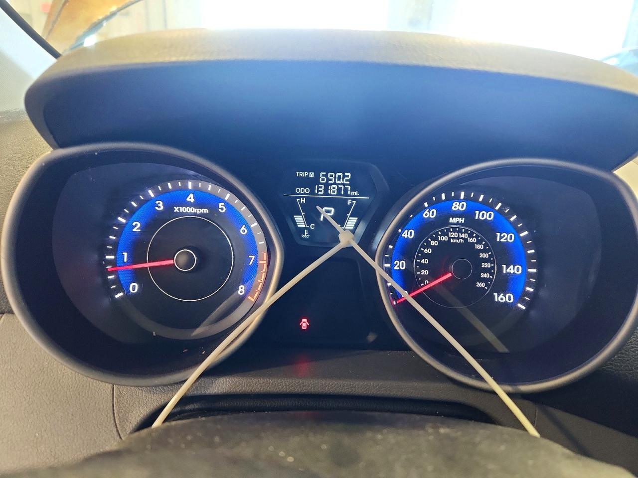 2013 Hyundai Elantra Gls Silver vin: KMHDH4AE7DU998167