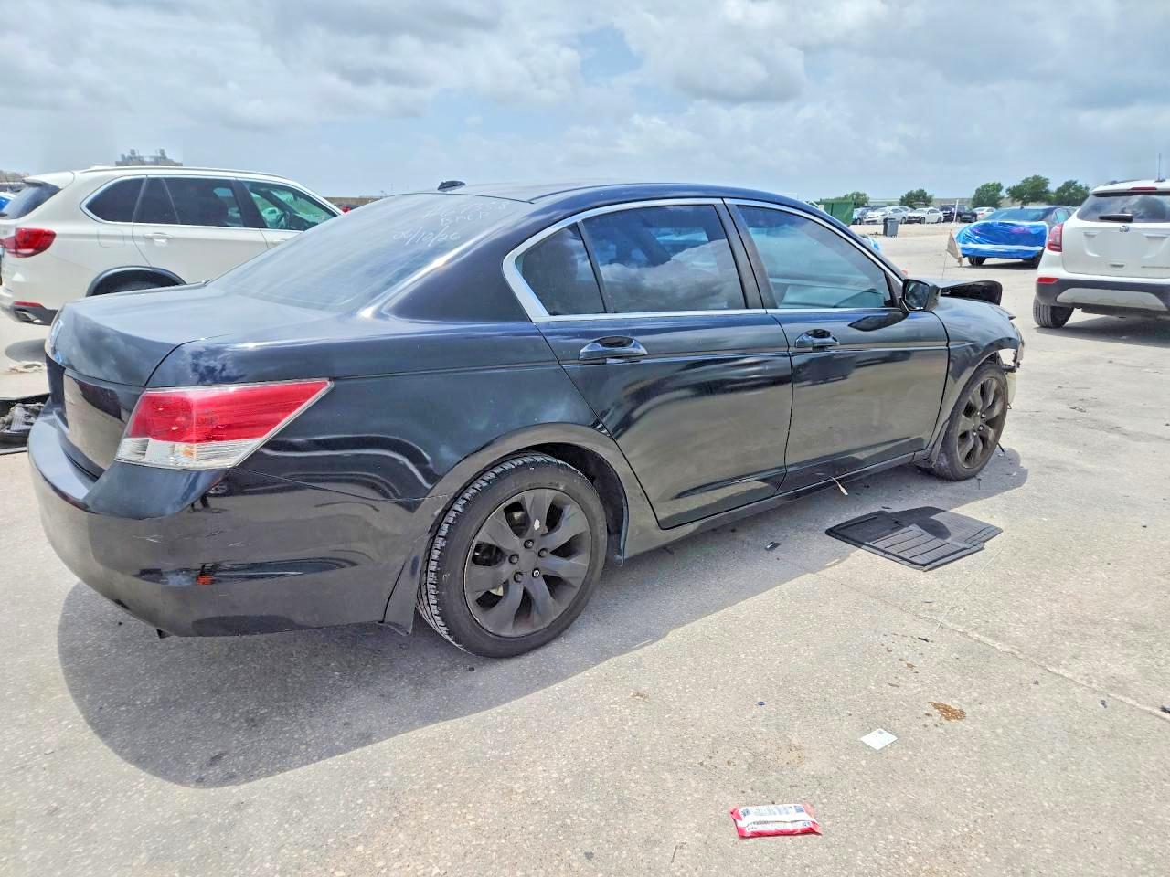 2008 Honda Accord Exl Black vin: 1HGCP26898A114040